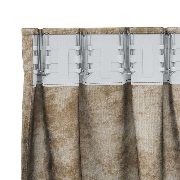 vidaXL Fl&oslash;yel Gardiner 2 pcs champagne 245 x 140 cm Fl&oslash;yel