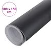 vidaXL Bilfolie matt svart 100x150 cm