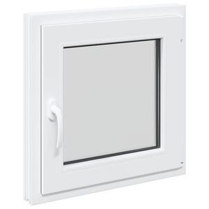 vidaXL Tilt & Turn Kjeller Vindu RISOR 50 x 50 cm PVC og glass