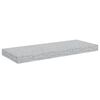 vidaXL Flytende vegghyller 2 stk betonggr&aring; 60x23,5x3,8 cm MDF
