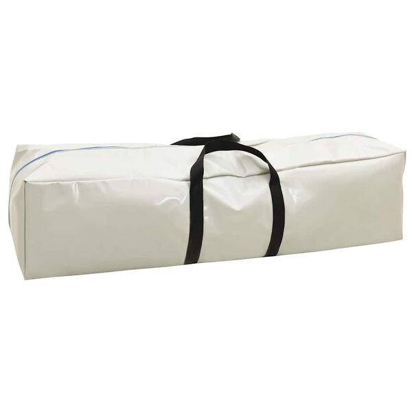 vidaXL Oppblåsbar gymnastikkmatte med pumpe 60x100x10 cm PVC blå