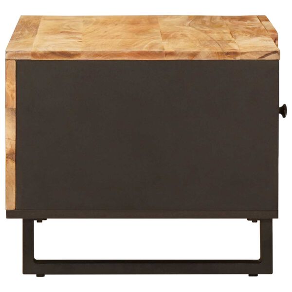 vidaXL Kaffebord Brun 80 x 50 x 40 cm Massiv mango tre