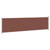 vidaXL Uttrekkbar sidemarkise 600x160 cm brun