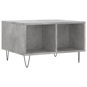 vidaXL Salongbord betonggr&aring; 60x50x36,5 cm konstruert tre