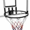 vidaXL Basketballplate gjennomsiktig 90x60x2,5 cm polyeten
