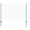 vidaXL Sekskantet gjerde med post 25 x 1,5 m PVC-belagt st&aring;l Gr&oslash;nn