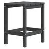vidaXL Adirondack hagebord antrasitt 38x38x46 cm HDPE