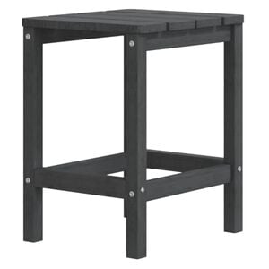 vidaXL Adirondack hagebord antrasitt 38x38x46 cm HDPE