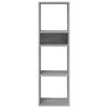 vidaXL Bokhylle grå sonoma 34x31x112 cm konstruert tre
