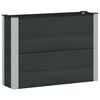 vidaXL H&oslash;ybed Svart 100 x 30 x 72 cm alu.