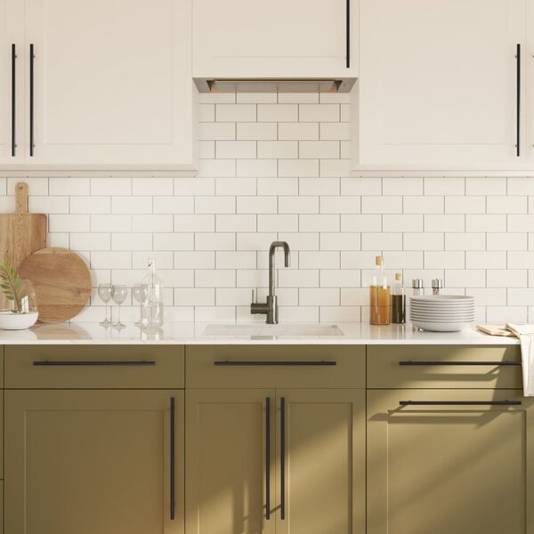 vidaXL Skaph&aring;ndtak 20 stk svart 320 mm rustfritt st&aring;l