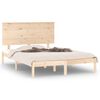 vidaXL Sengeramme heltre 120x190 cm Small Double