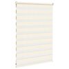 vidaXL Sebragardin marmor beige stoff bredde 90,9 cm polyester