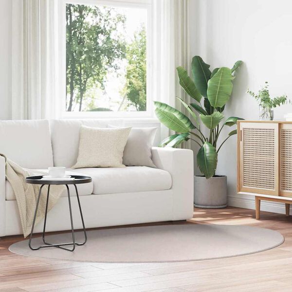 vidaXL Teppe HUARTE sand 140 x 200 cm Polyester