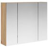 vidaXL Baderomsspeilskap Artisan eik 60 x 14,5 x 50 cm Konstruert tre