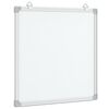 vidaXL Magnetisk tavle 60x60x1,7 cm aluminium