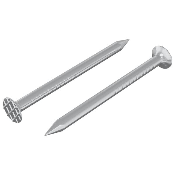 vidaXL Spikre for Tre 2 pcs s&oslash;lv &Oslash; 3 x 15 mm Metall