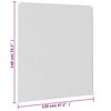 vidaXL Magnetisk insektskjerm for vindu antrasitt 120x140 cm
