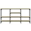 vidaXL Konsollbord sonoma eik 160x29x80 cm konstruert tre