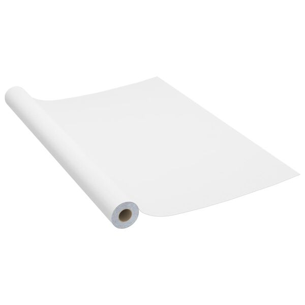 vidaXL Selvklebende m&oslash;belfolier 2 stk 500x90 cm PVC hvit