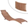 vidaXL Sammenleggbar solseng heltre teak