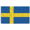 vidaXL Svensk flagg 90x150 cm