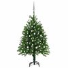vidaXL Forh&aring;ndsbelyst kunstig juletre med kulesett 120 cm gr&oslash;nn