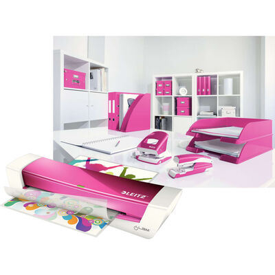 Leitz Lamineringsmaskin ILAM Home Office A4 rosa