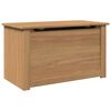 vidaXL Putekasse med lokk PANAMA 79x42x46 cm heltre furu