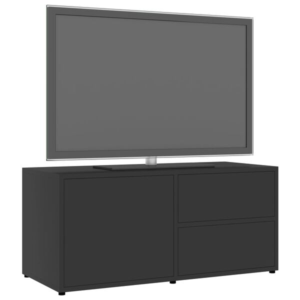 vidaXL TV-benk grå 80x34x36 cm konstruert tre