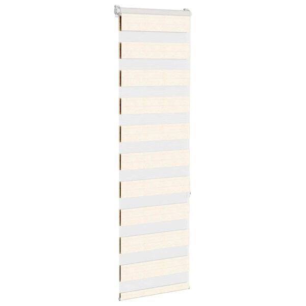 vidaXL Sebragardin marmor beige stoff bredde 35,9 cm polyester
