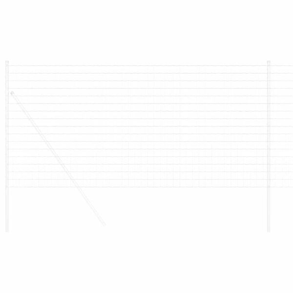 vidaXL Euro gjerde 1,2 x 25 m PVC-belagt jern