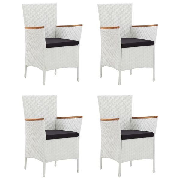 vidaXL Utendørs spisestue 5 deler