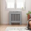 vidaXL Radiator Deksel Gr&aring; Sonoma 78 x 19 x 81,5 cm Konstruert tre