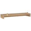 vidaXL Vegghyller 2 stk 90x15x4 cm heltre teak