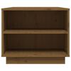 vidaXL Salongbord honningbrun 90x49x40,5 cm heltre furu