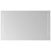 vidaXL Baderomsspeil med LED 50x30 cm