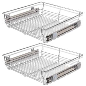 vidaXL Uttrekkbare kurvskuffer 2 stk 600 mm