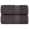 vidaXL Vaskeh&aring;ndkl&aelig;r FROGN 2 stk antrasitt 30x30 cm 360 gsm