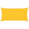 vidaXL Solseil 160 g/m² gul 2,5x4,5 m HDPE