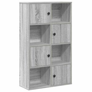 vidaXL Bokhylle gr&aring; sonoma 60x24x101,5 cm konstruert tre