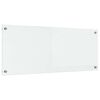 vidaXL Kjøkkenbakplate Gjennomsiktig 100 x 40 x 0,8 cm herdet glass