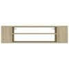 vidaXL Hengende TV-benk sonoma eik 100x30x26,5 cm konstruert tre