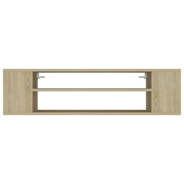 vidaXL Hengende TV-benk sonoma eik 100x30x26,5 cm konstruert tre