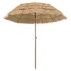 vidaXL Hageparasol Naturlig 205 x 205 x 210 cm