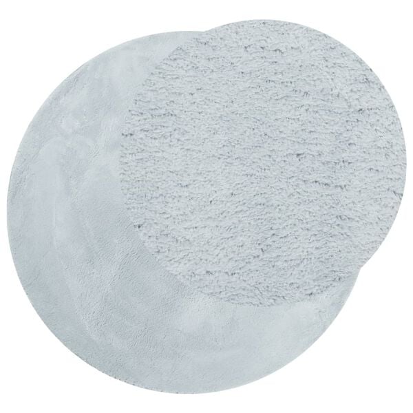 vidaXL Teppe HUARTE kort luv mykt og vaskbart bl&aring; &Oslash; 160 cm