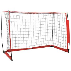 vidaXL Fotballm&aring;l 184x91x124,5 cm st&aring;l