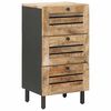 vidaXL Oppbevaringsskap Naturlig 40 x 33 x 75 cm Massiv mango tre