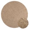 vidaXL Teppe ZIZUR 120 cm jute-utseende innend&oslash;rs og utend&oslash;rs