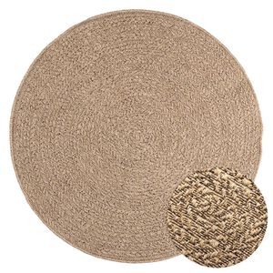 vidaXL Teppe ZIZUR 120 cm jute-utseende innend&oslash;rs og utend&oslash;rs